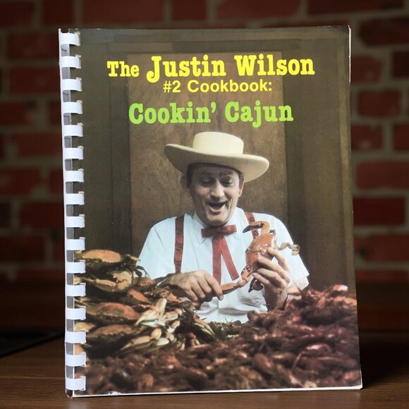 The Justin Wilson #2 Cookbook: Cookin' Cajun Spiral Bound 5th/6th Printing 1986 - Picture 1 of 14